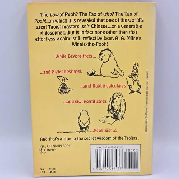 The Tao of Pooh (Winnie-the-Pooh) by Benjamin Hoff Penguin Books Published 1983 - Picture 7 of 7